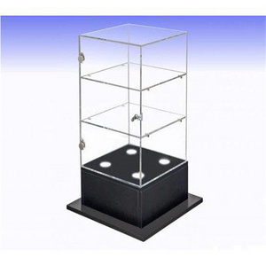 Customized clear acrylic display cabinet with lock