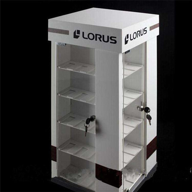 Customized clear acrylic display cabinet with lock