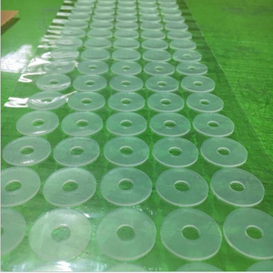 Professional supplier custom heat resistant clear waterproof silicone rubber flat seal washer gasket