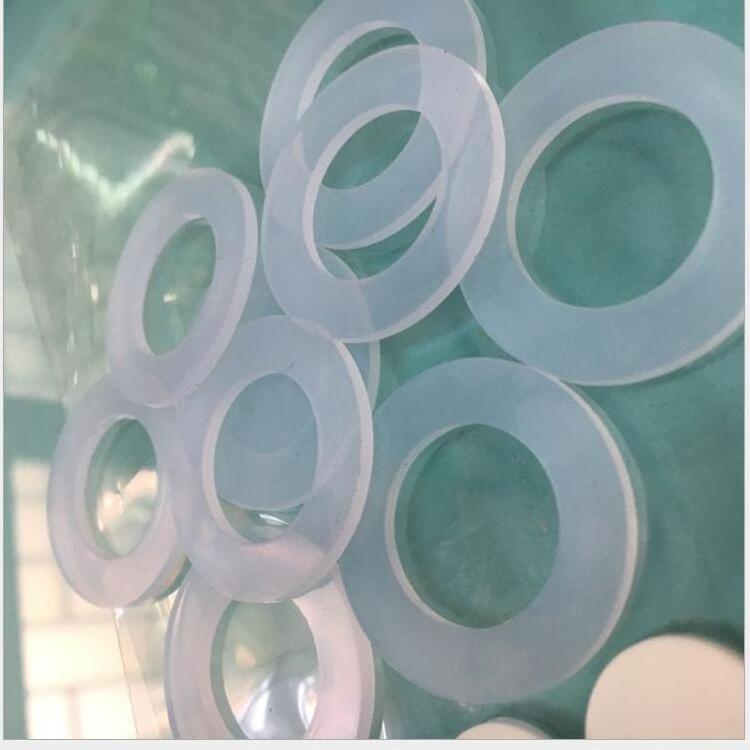 Professional supplier custom heat resistant clear waterproof silicone rubber flat seal washer gasket