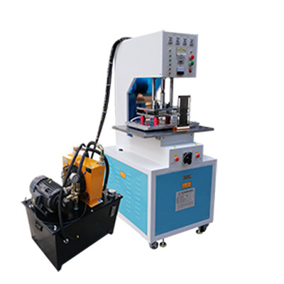 single head fixed plate hydraulic press high-frequency machine for impressing logo cooper material