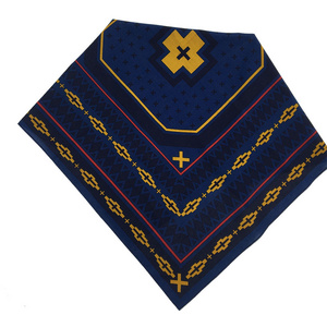 High Quality 100 Cotton Headwear Hair Square Bandana With Custom Logo Printed Cotton Scarf For Women