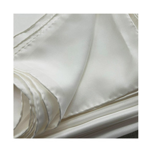 White Blank 12Mm 90*90Cm  Square Plain Pure 100 Silk Satin Scarves For Dyeing