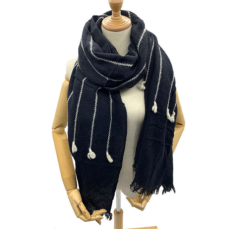 hot selling winter warm shawl 100 pure weave cashmere scarf