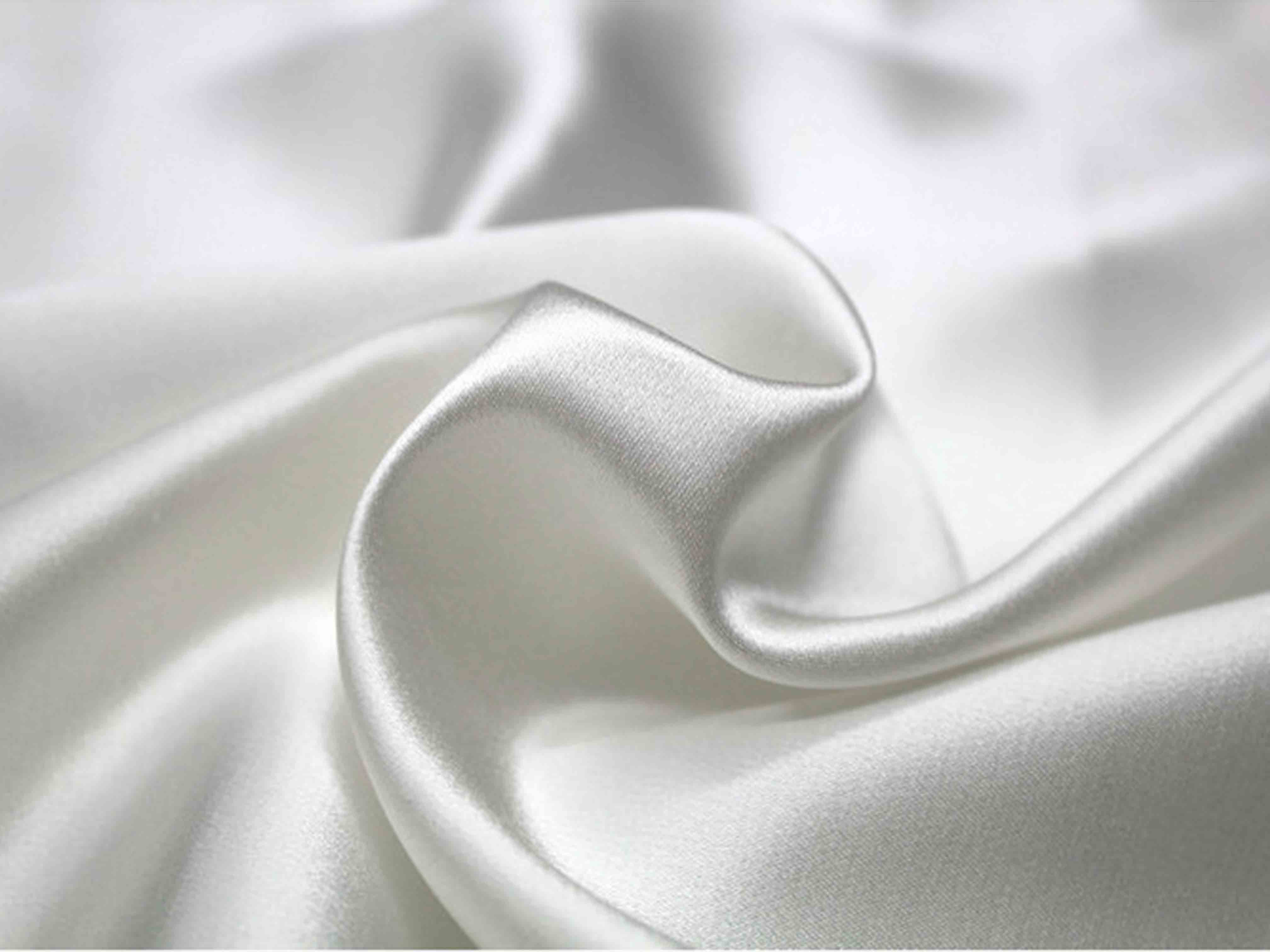 White Blank 12Mm 90*90Cm  Square Plain Pure 100 Silk Satin Scarves For Dyeing