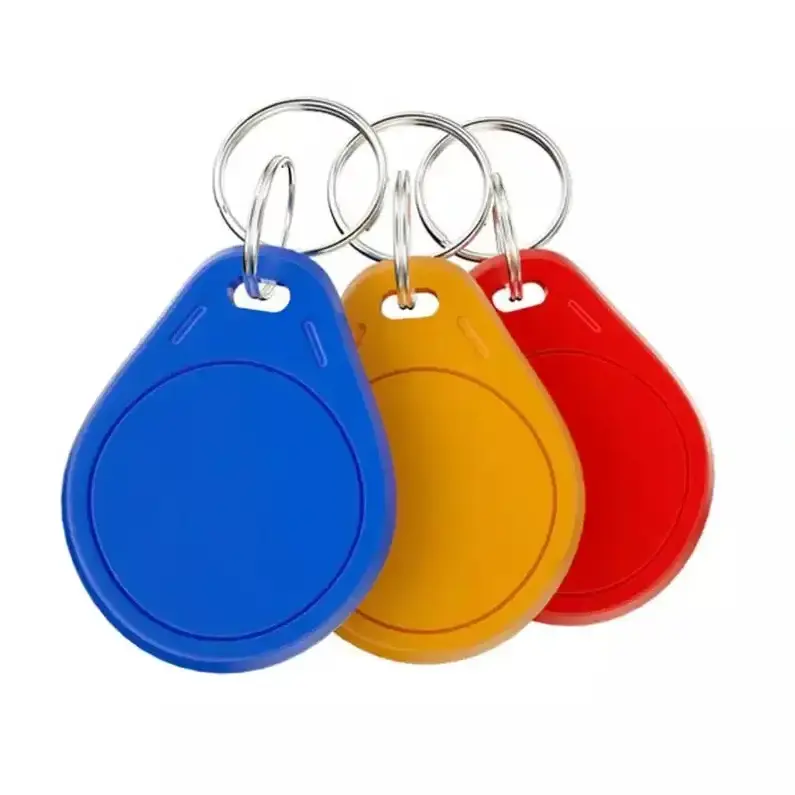 Customized RFID 13.56MHz NFC and 125KHz Dual Frequency RFID Keyfob /Key Fob