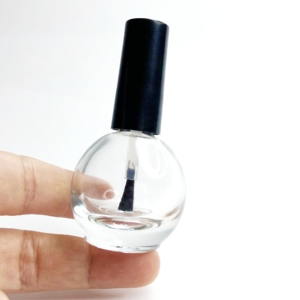 Fancy Novel Shape Nail Oil Bottle Custom Clear Empty Glass Bottle 10ml Rectangle Round Private Label Nail Polish Bottle