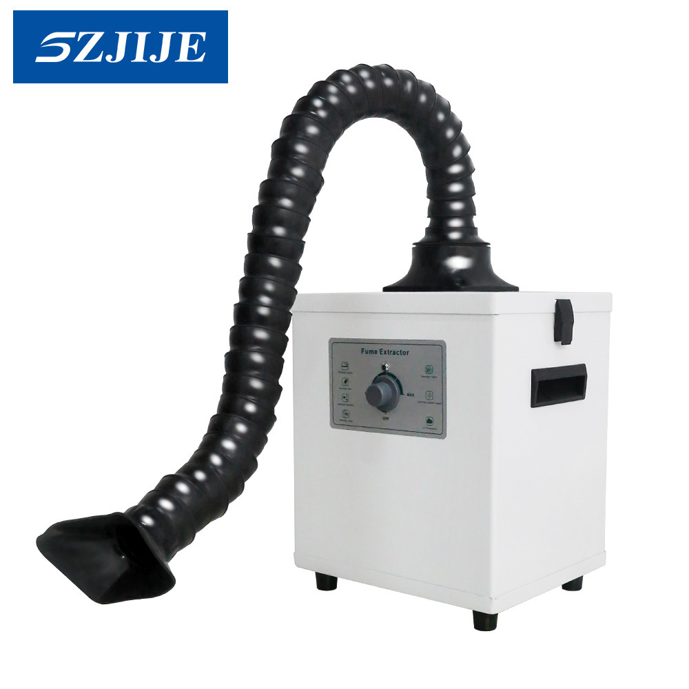 SZJIJE High Efficiency Portable Smoke Absorber Welding Fume Removal Laser Smoke Suction Machine