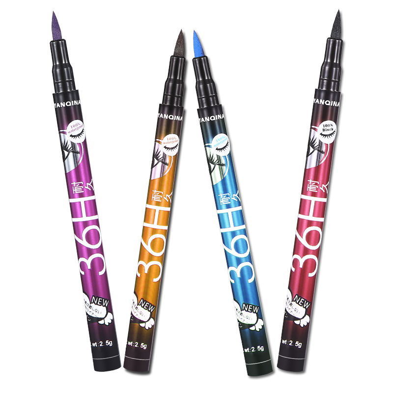 New Arrival YANQINA 36H Waterproof Long Lasting Eyeliner Liquid Makeup Beauty Cosmetics Liquid Eyeliner Manufacturer