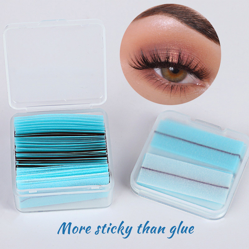 Private Label  Reusable Extension Glue Eyelash Adhesive Low Humidity Extension Adhesive Clear And Black Lashes Glue Strip