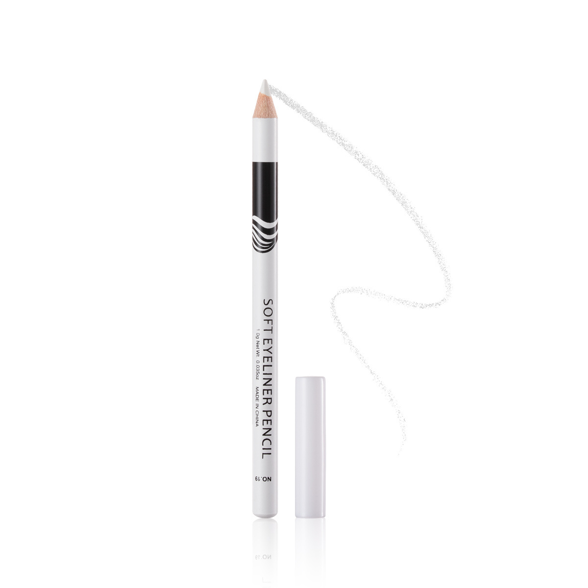 Menow P112 12 pieces/box Makeup Silky Wood Cosmetic White Soft Eyeliner Pencil Menow highlight pencil