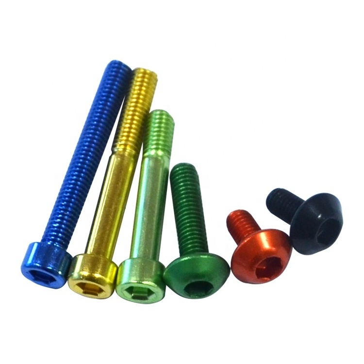 Hex Socket Cap Bolt Anodized Aluminum Bolts