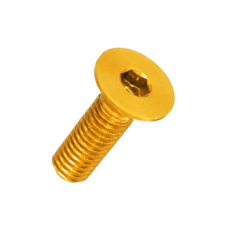 M2 M2.5 M3 M4 M5 M6 Allen Aluminum Bolt Screws ISO DIN  Hexagon Hex Socket Head Aluminum screws