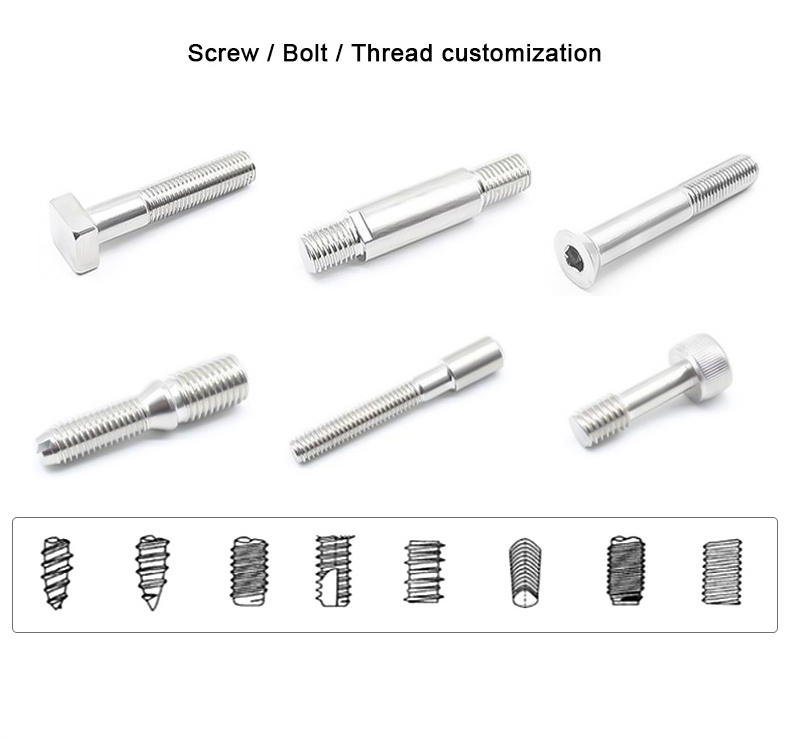 stainless steel m9 hex bolt for auto spare parts