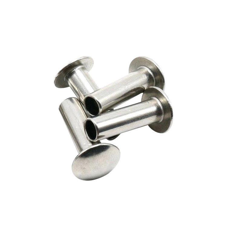 Stainless steel M3 M4 M5 M6 M8 M10 round head semi tubular rivets