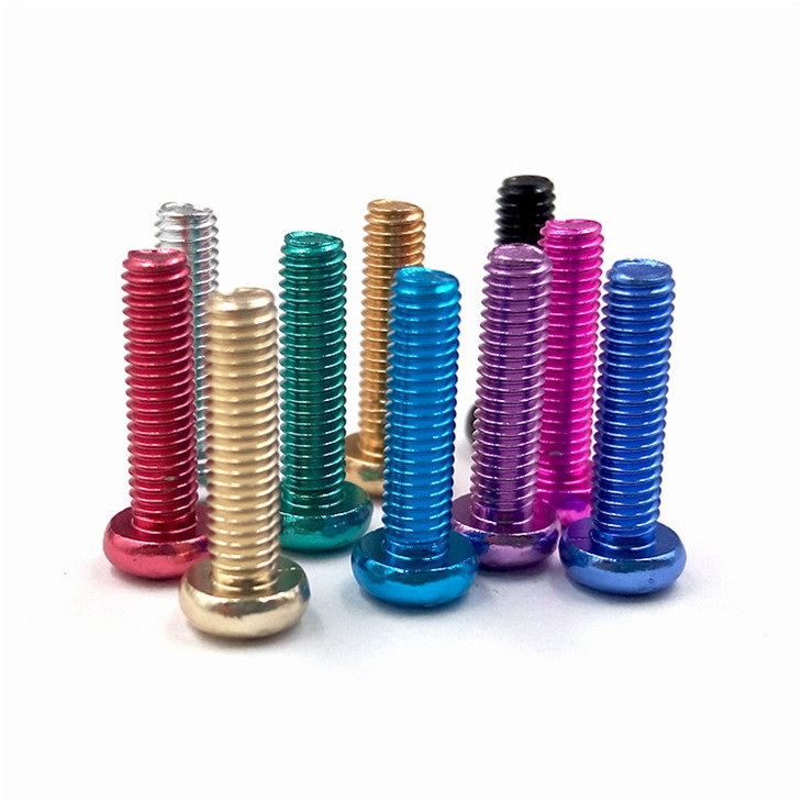 M2 M2.5 M3 M4 M5 M6 Aluminum bolt Titanium Screws ISO7380 Hexagon Hex Socket Head Button Aluminum Allen Bolt