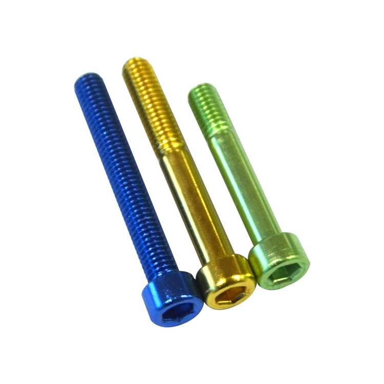 Hex Socket Cap Bolt Anodized Aluminum Bolts