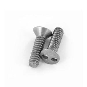 Custom Stainless Steel Two Holes Snake Eyes Anti-theft Security bolts Premium Machine Security Screws