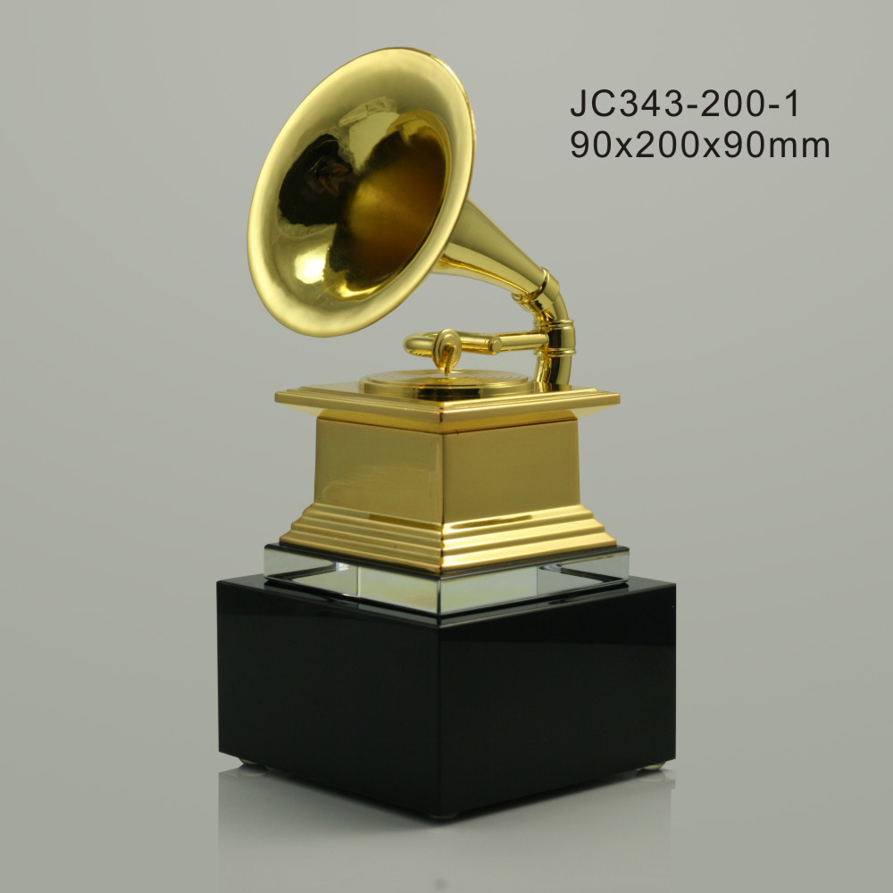 Unique Design Custom Quality Crystal Music Acrylic Trophy Base For Acrylic Singing Award Blank