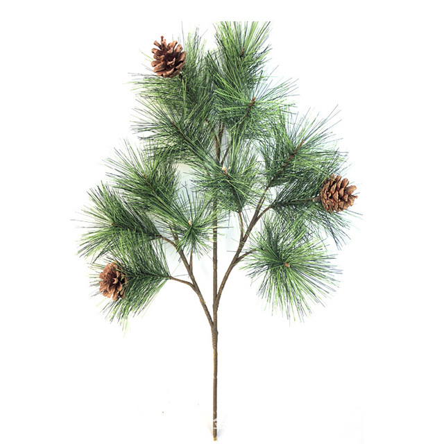 Artificial Green Pine Branches Small Pine Twigs Stems for Christmas Tree Holiday Decorations