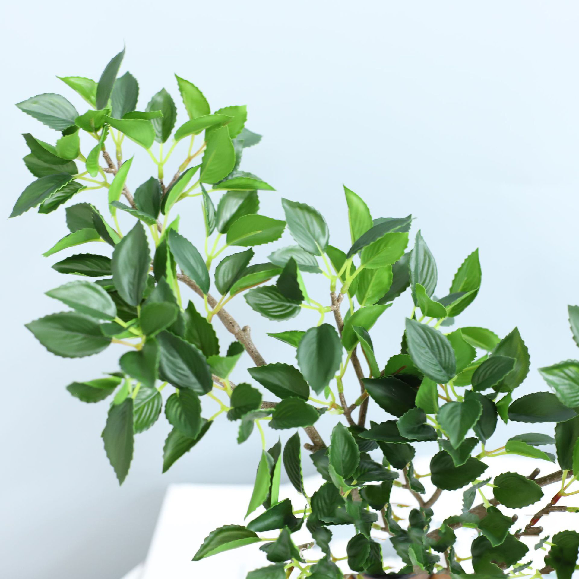 wholesale 113cm shop garden officehome decoration leaves branch milan green branches artificial milan leaves