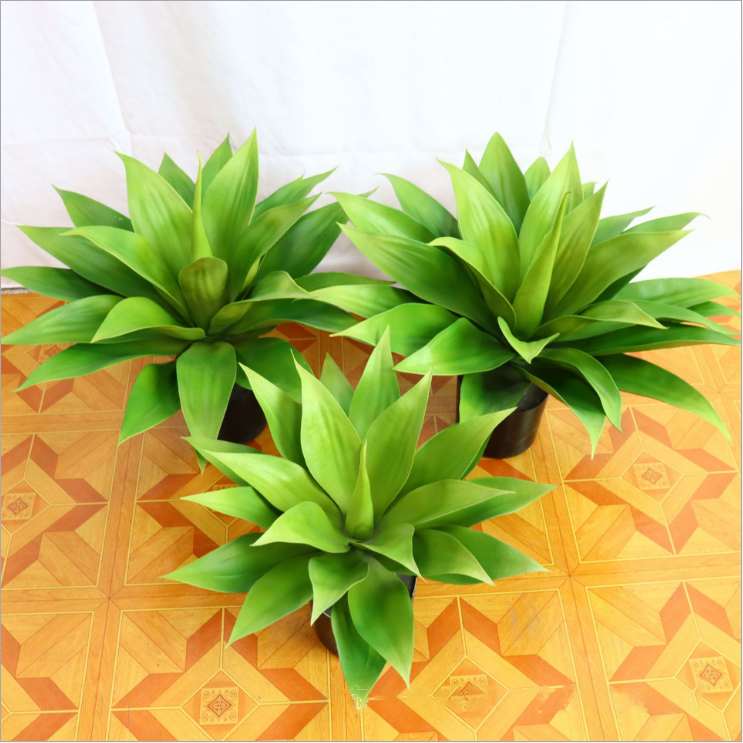 Wholesale Modern Artificial Agave Plant Grass for Home Wedding Decor