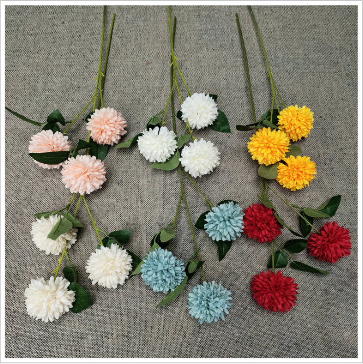 Artificial Wedding Decoration Dandelion Flower Ball Real Touch Dandelion Flowers for Decor