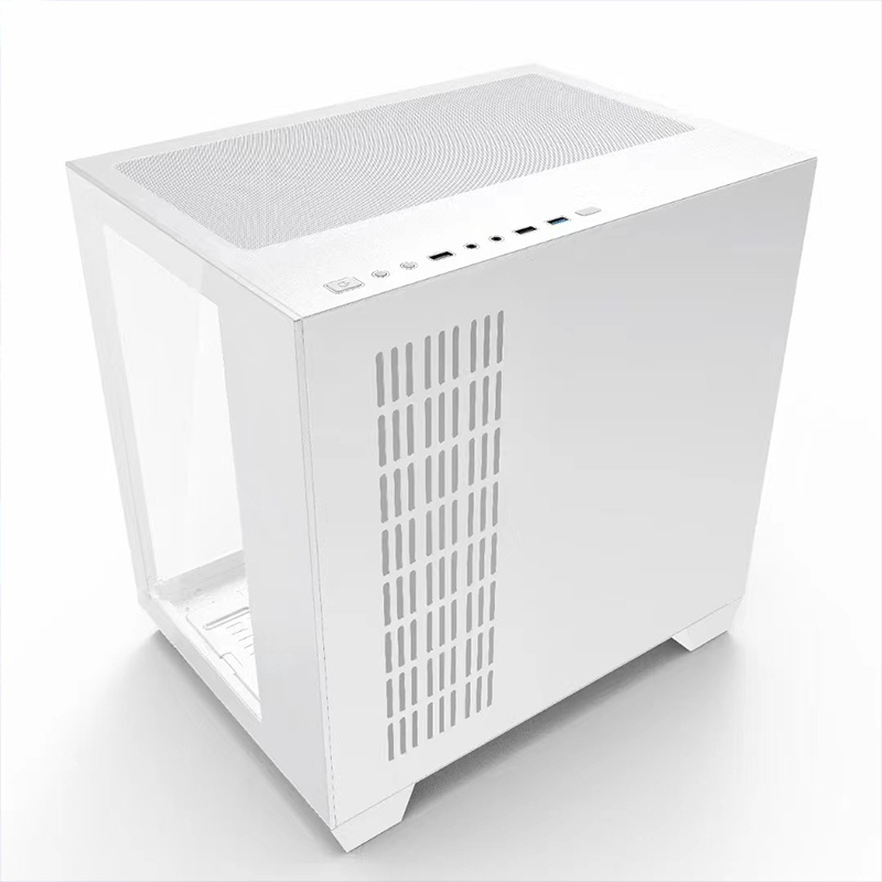 Full Tower Seaview Gaming Case SPCC0.9mm Thickness VGA 390mm Mesh And Glass Front Optional Support E-ATX/ ATX/MICO-ATX