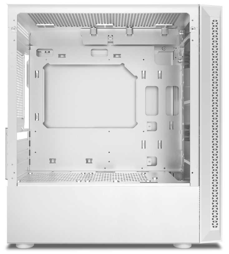 Cool Design White color micro atx middle tower pc case gaming