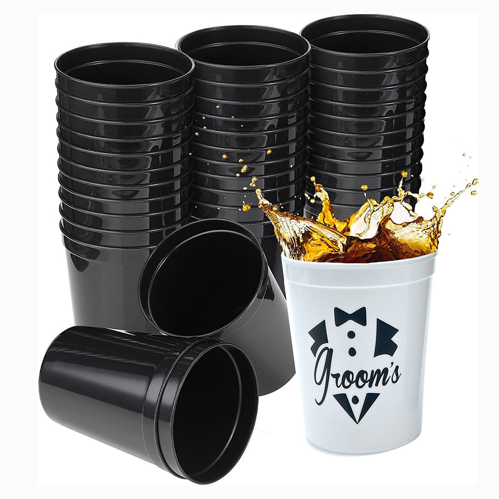 BPA FREE custom logo 8oz/12oz/16oz/22oz/24oz/32oz Reusable pp plastic stadium cups