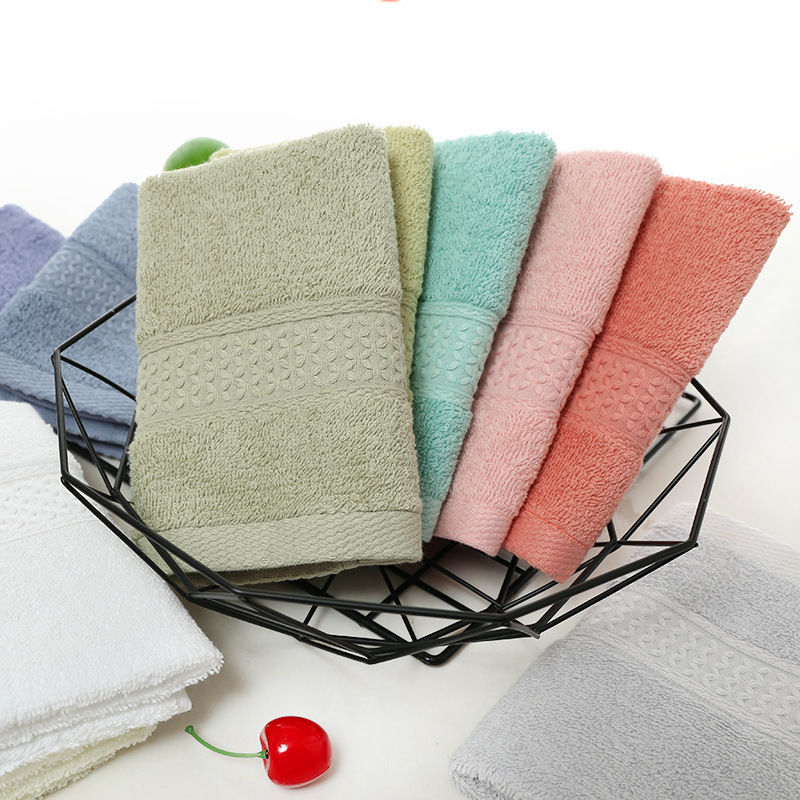 Toallas De Mano Cara Al Por Mayor Home Cotton Hand And Face Towel Cotton Custom Logo Mini White Cotton Hand Towels For Bathroom