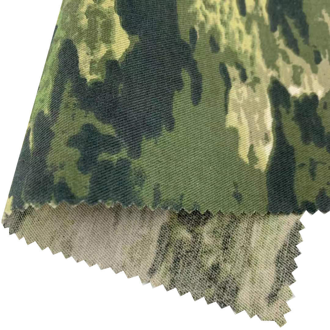 Polycotton Printed Poly Twill Fabric Polyester Waterproof Organic Tree Print Dyed Twill Blend Fabric Tc Cotton Fabric