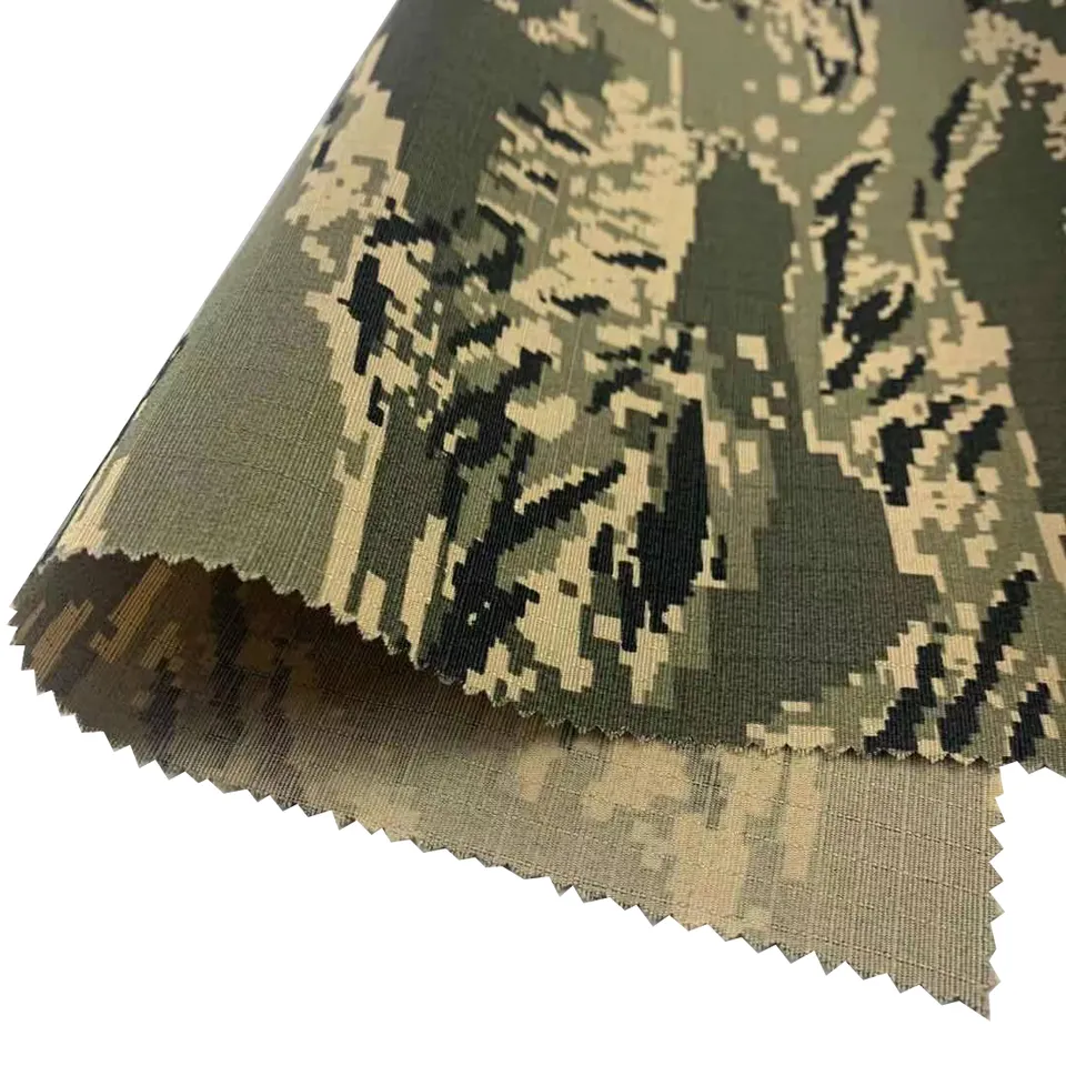 Polycotton Printed Poly Twill Fabric Polyester Waterproof Organic Tree Print Dyed Twill Blend Fabric Tc Cotton Fabric