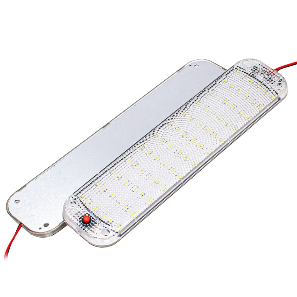 72 LED Panel Light Car Interior Reading Lamp High Brightness Cabin Lights for Van Truck RV Boat Camper Lights Strip 12-80V