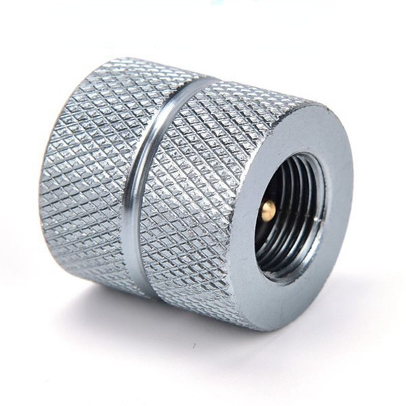 Outdoor Camping Butane Stove Gas Refill Adapter Cartridge Gas Nozzle Bottle Type Cartridge Screw Type Valve Canister Connector