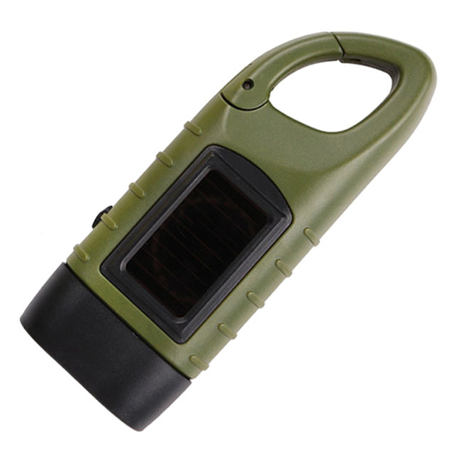 Emergency Torch Solar Powered LED Flashlight Hand Crank Survival Gear Mini Camping Light Dynamo Lamp Mini Pocket Flashlight