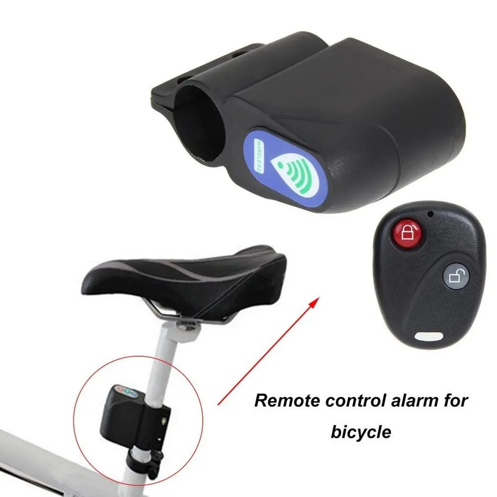 New Anti-theft Bike Lock Cycling Security Lock Wireless Remote Control Vibration Alarm Bicycle Alarm bicycle lock