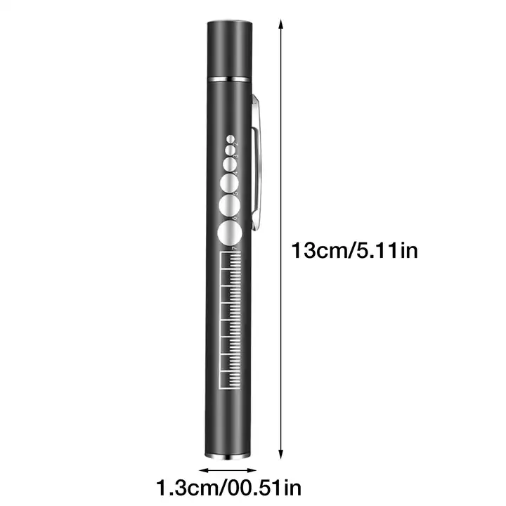 USB Rechargeable Medical Handy Pen Light Mini Nursing Flashlight LED Torch Lamp With Clip Pocket Led Flashlight