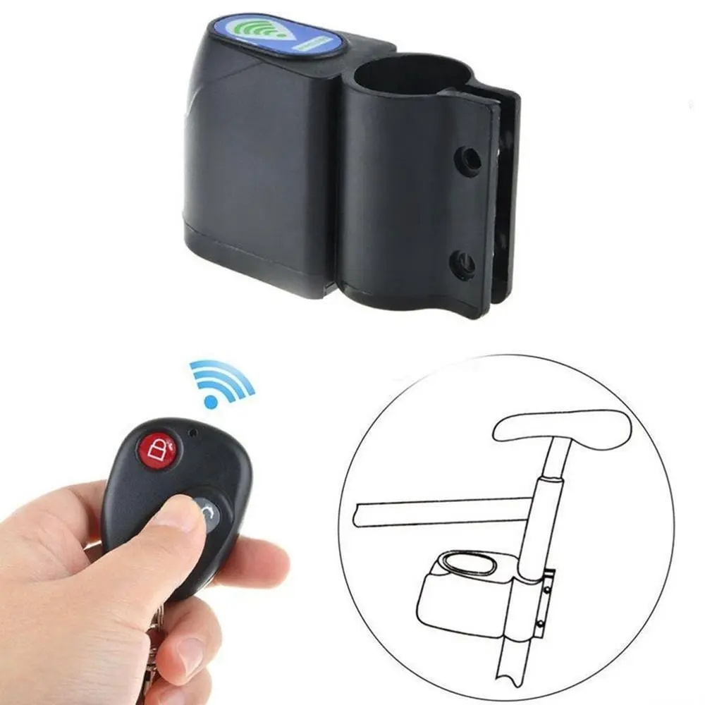 New Anti-theft Bike Lock Cycling Security Lock Wireless Remote Control Vibration Alarm Bicycle Alarm bicycle lock