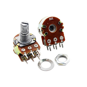 Small Variable Resistor Potentiometer B500k B10k Wh148 With On Off Switch