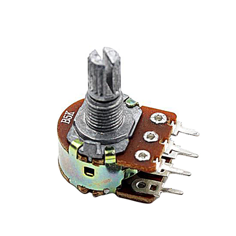 Small Variable Resistor Potentiometer B500k B10k Wh148 With On Off Switch