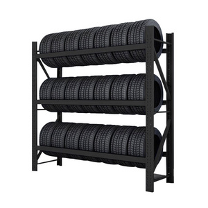 Adjustable tire storage rack metal garage storage rack Galvanized storage Shelf