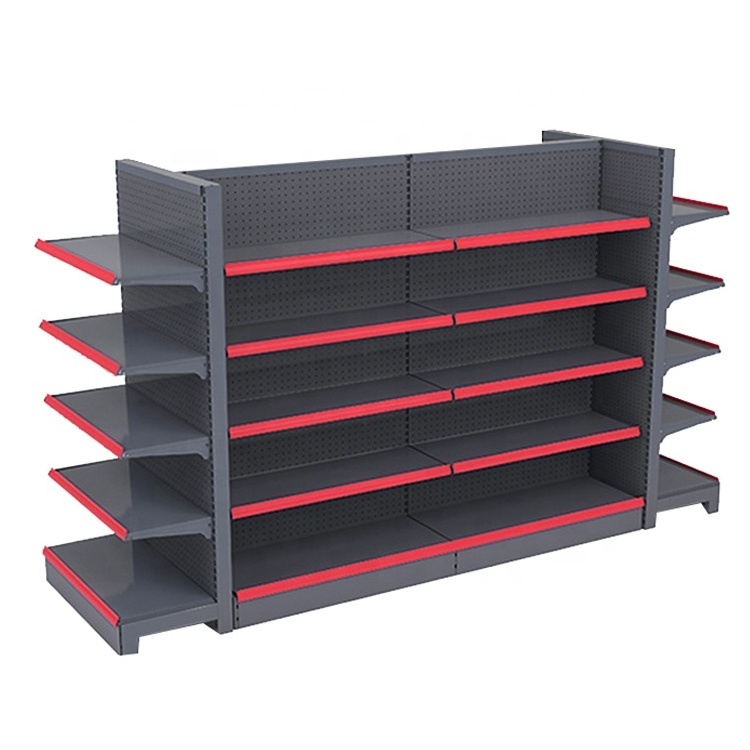 Gondola Supermarket Metal Display Racks Grocery Store Shelving  for Grocery General Store shop rack