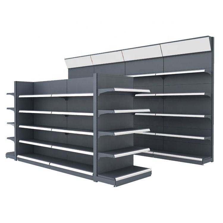 Gondola Supermarket Metal Display Racks Grocery Store Shelving  for Grocery General Store shop rack