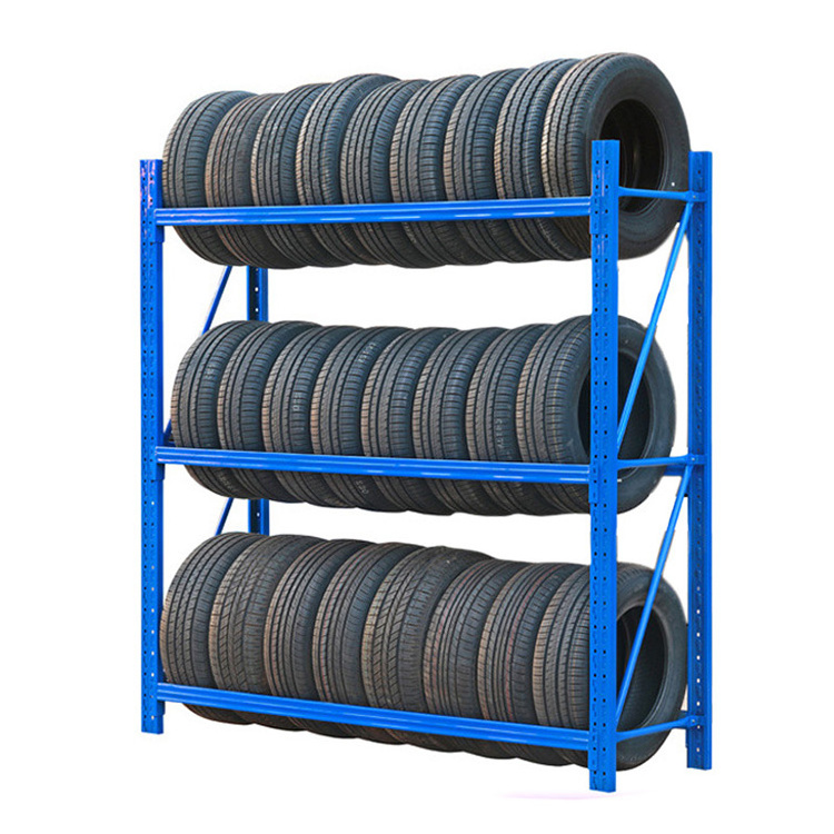 Customized tire storage rack garage storage rack Galvanized storage rack tires display