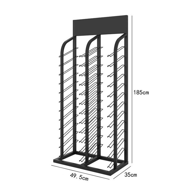 Store ceramic tile floor display stand rack Stone Sample Quartz Metal Display Rack