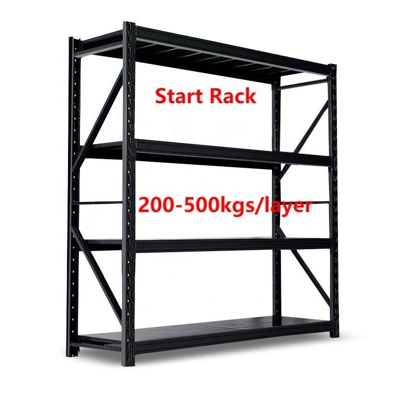 Medium Duty Warehouse  racks metal shelving Stacking Racks Adjustable Steel Storage shelf