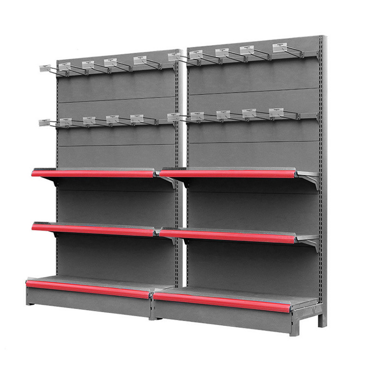 Supermarket Gondola Shelving Metal Supermarket Equipment Shelves Shelving Rack Shelves For Retail Store Price Display Rack