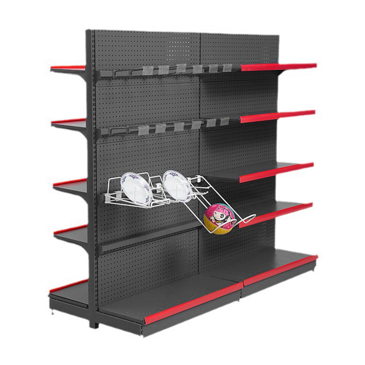 Supermarket Gondola Shelving Metal Supermarket Equipment Shelves Shelving Rack Shelves For Retail Store Price Display Rack