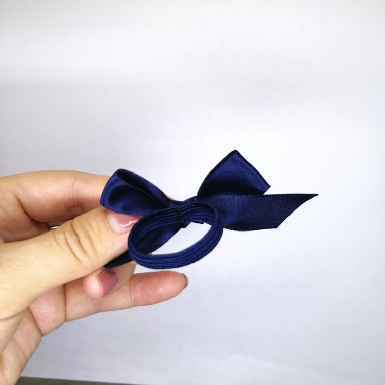 custom elastic ribbon bows  knot, elastic ribbon bows for perfume bottle neck